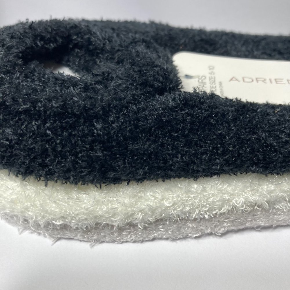Soft Fuzzy Velour Lounge Liner Socks Non Slip Grip Grippers No Slip - Picture 10 of 11